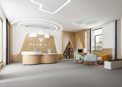 北欧幼儿园大厅3D模型下载